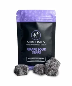 Buy Shroomies Grape Sour Stars 3000mg