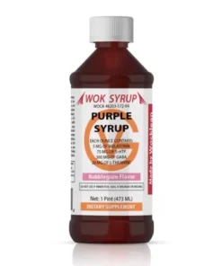 Buy WOCK SYRUP Purple Bubblegum Flavor (16oz)