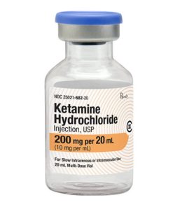 Ketamine HCL Injection, 10mg/mL, 20mL Vial