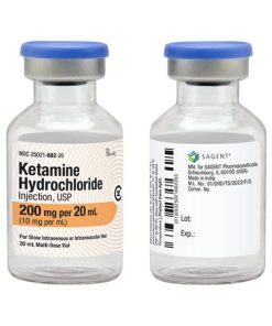 Ketamine HCL Injection, 10mg/mL, 20mL Vial