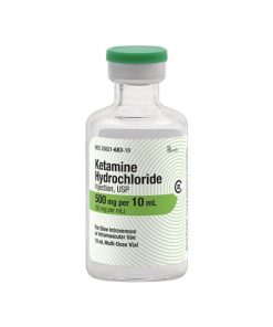 Ketamine HCL Injection, 50mg/mL, 10mL Vial